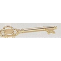 8" Parliament Series Goldtone Plated Key w/ Engraving Disc